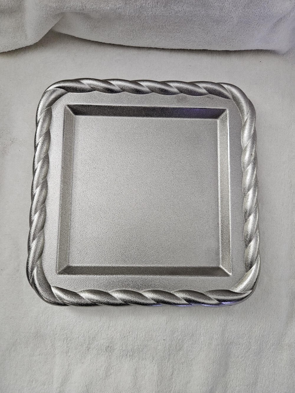 NWT Threshold x Studio McGee Silver Recycled Aluminum Square Rope Tray